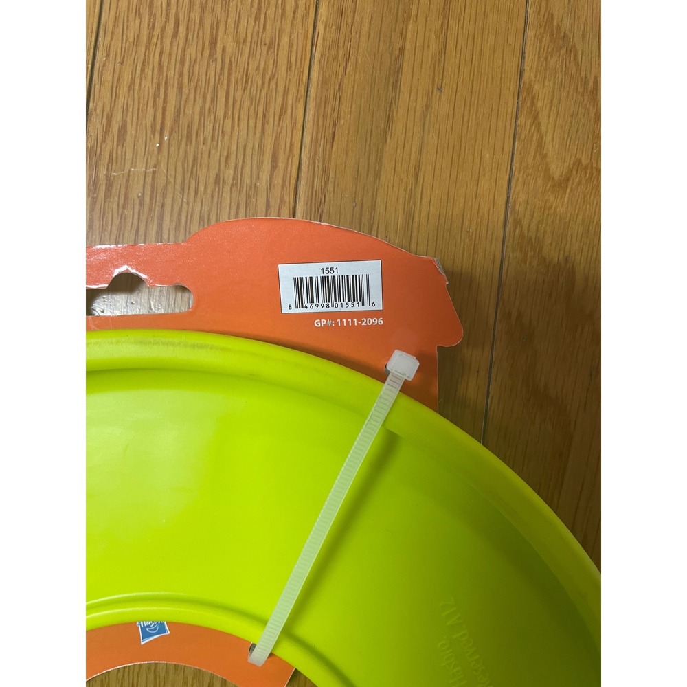 Nerf Dog Flyer Rubber Flying Disc Dog Toy Neon Green 1551 GP 1111-2096 NEW - Picture 4 of 5